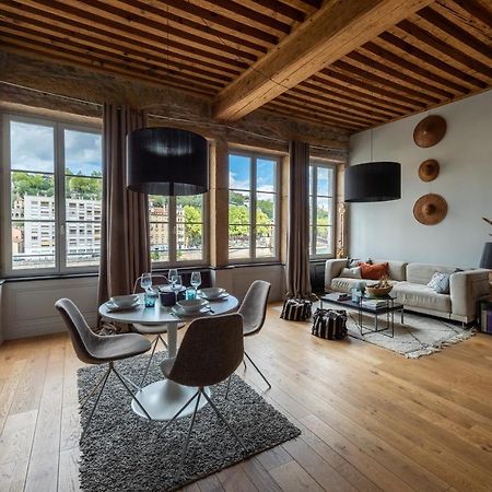 Le Loft Ethnic - Avec Jolie Vue Sur La Saone Apartment Lyon Exterior foto