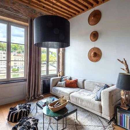 Le Loft Ethnic - Avec Jolie Vue Sur La Saone Apartment Lyon Exterior foto