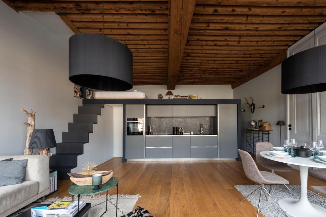 Le Loft Ethnic - Avec Jolie Vue Sur La Saone Apartment Lyon Exterior foto